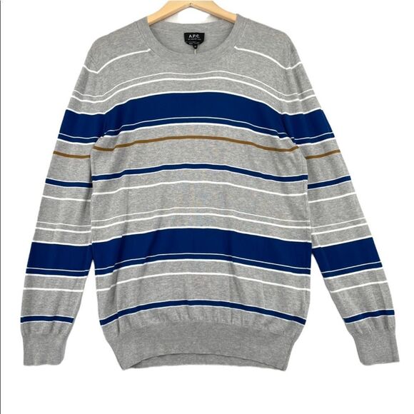 APC Organic Cotton Striped Sweater NWT